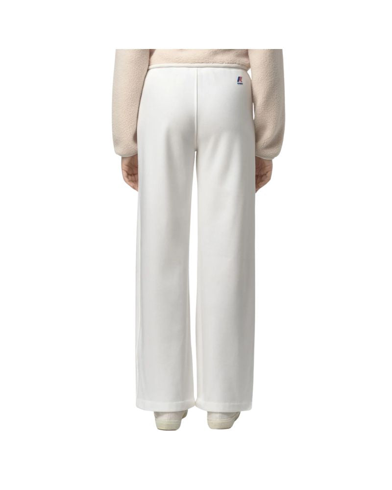 K-Way Pantalone Loyre Brushed Pc Colore Bianco da Donna