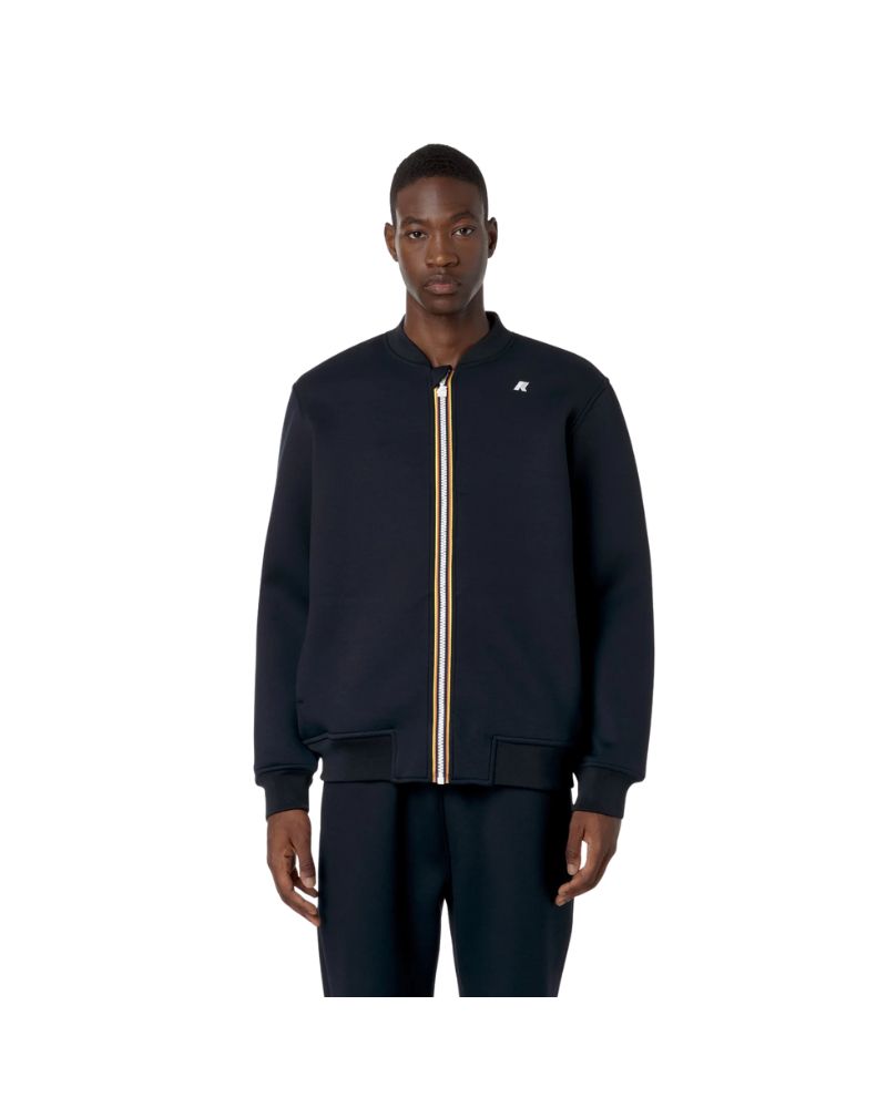 K-Way  Giacca Bomber Abel Spacer Colore Blu da Uomo