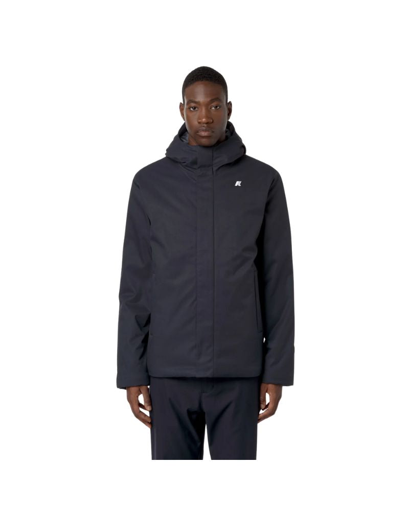 K-Way Giacca Jacko Twill Marmotta Colore Blu da Uomo
