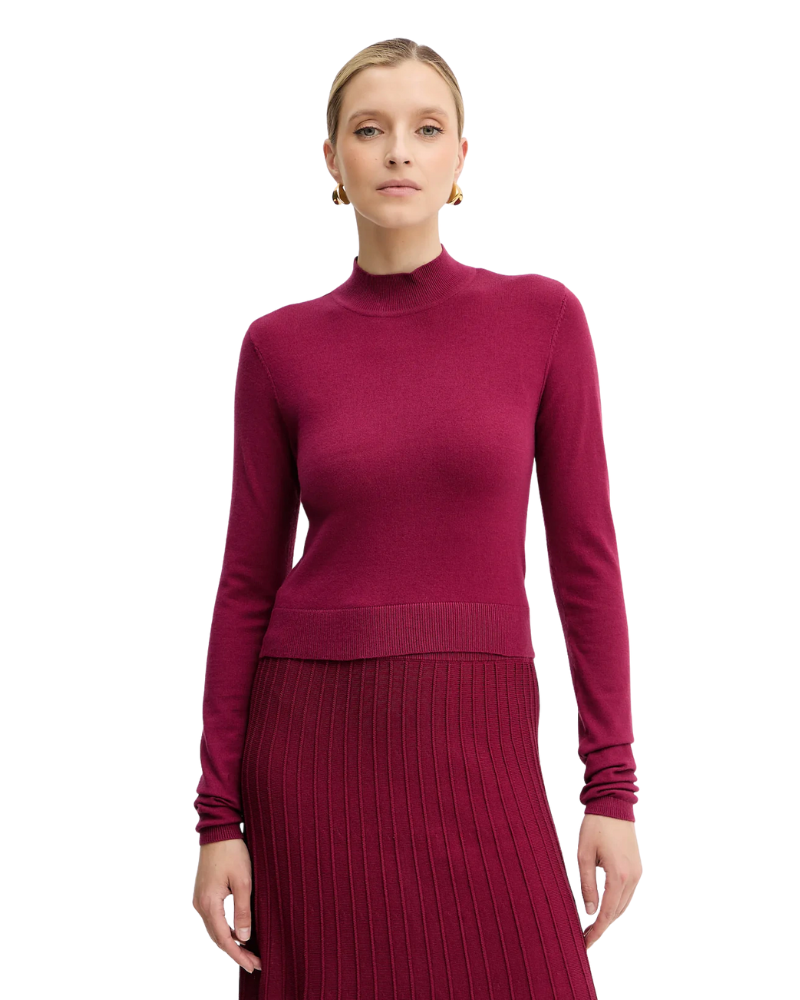Silvian Heach Maglia Lola Colore Bordeaux