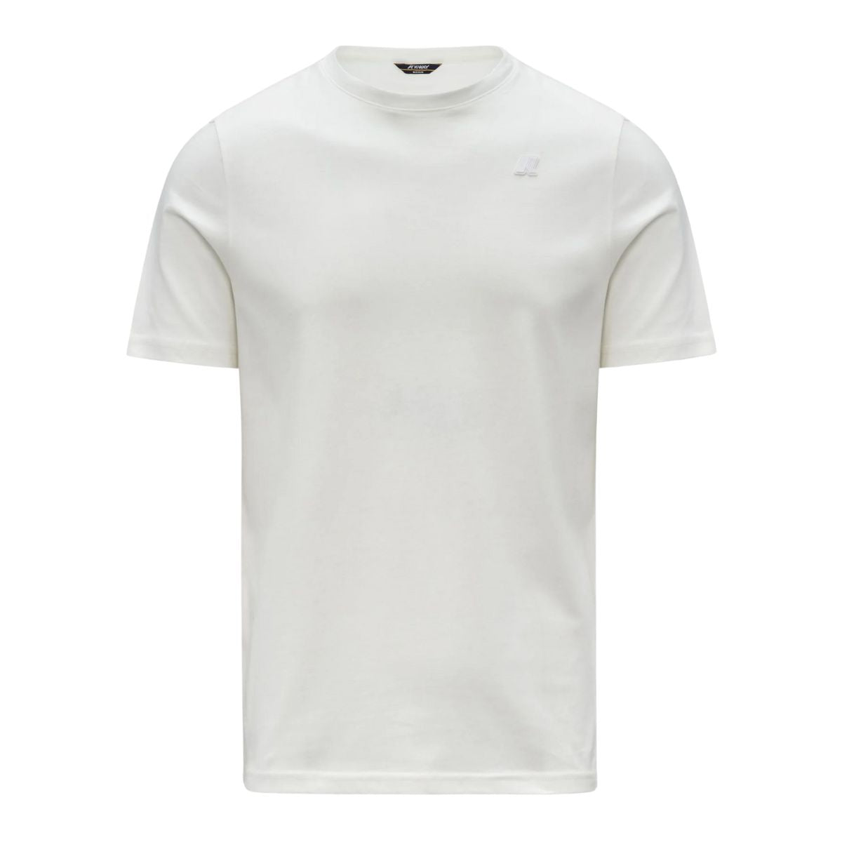 K-way T-shirt Odom Colore  Bianco da uomo in Cotone slim fit Con Logo