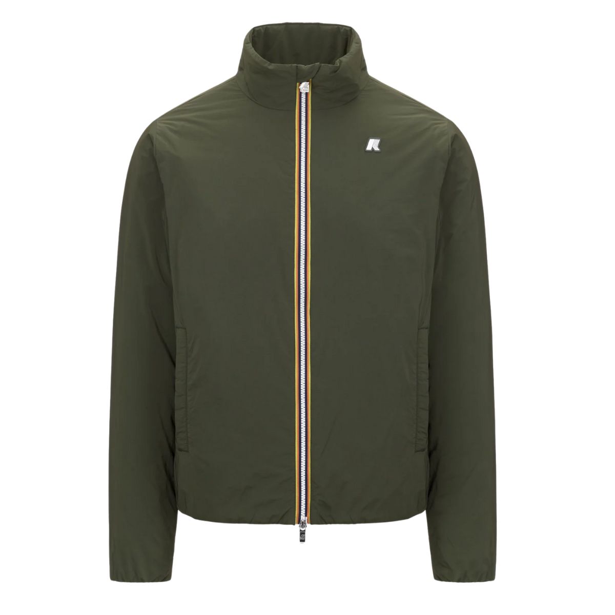 K-Way Giacca Corta Valentine Plain Warm Colore Verde da Uomo