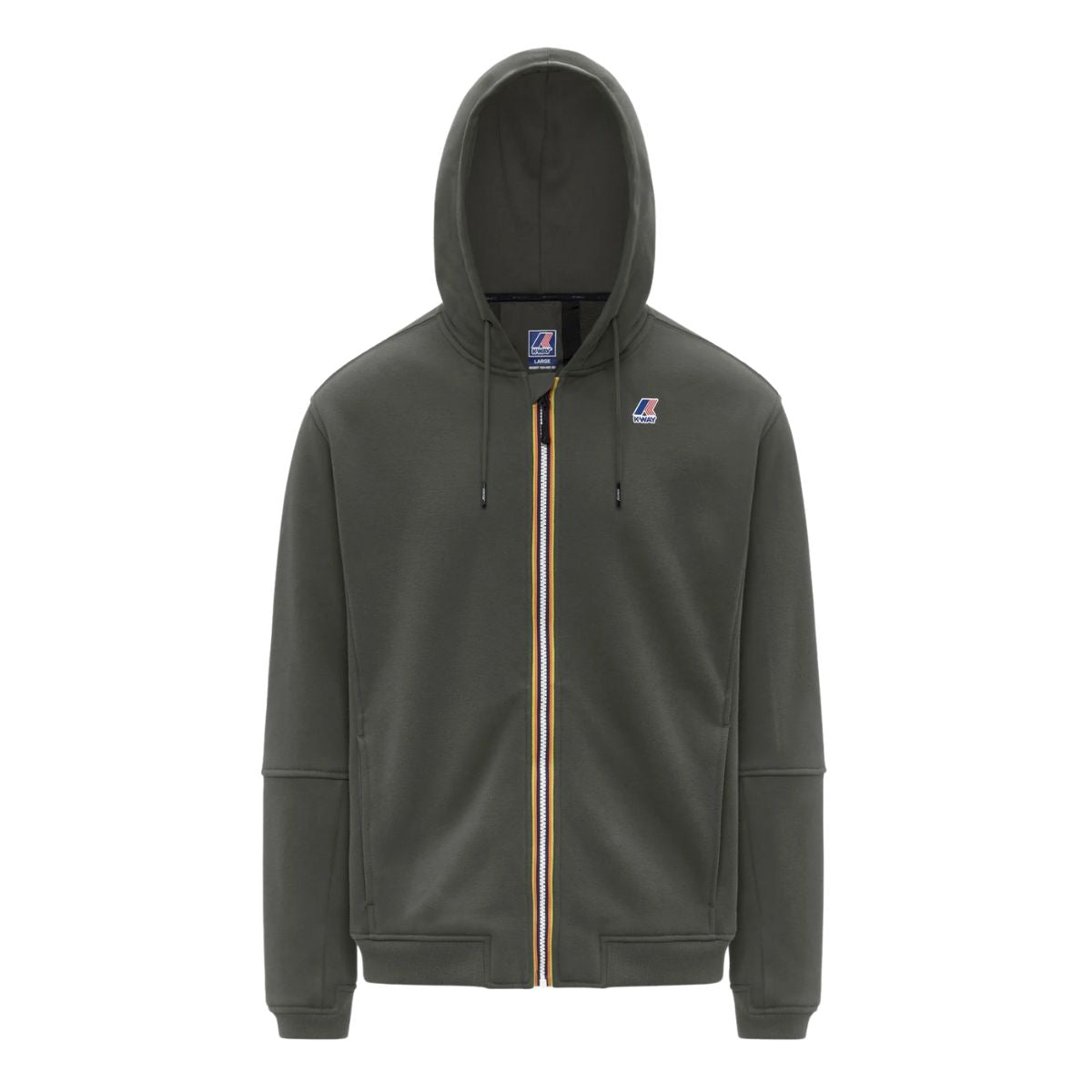 K-Way Giacca Plain Warm Corta Isolante Colore Verde da Uomo con Imbottitura Ecologica