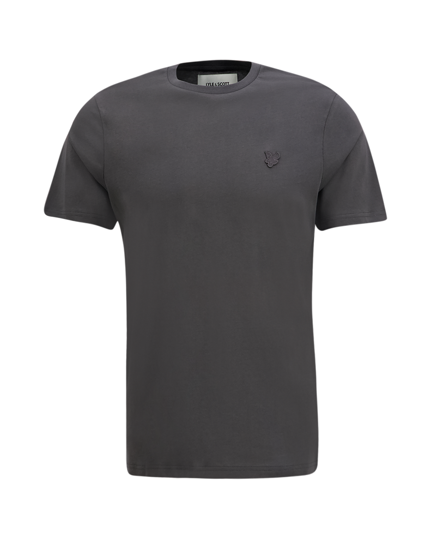 Lyle & Scott T-Shirt in Cotone Superfine Colore Antracite