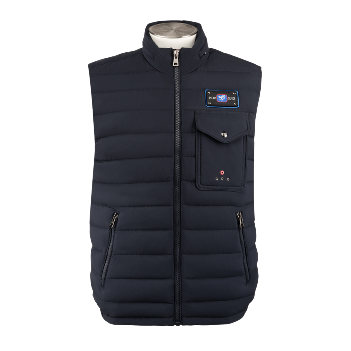 Piero Guidi Bold Sport - "Cortina Tempo" Bomber Jacket Colore Blu