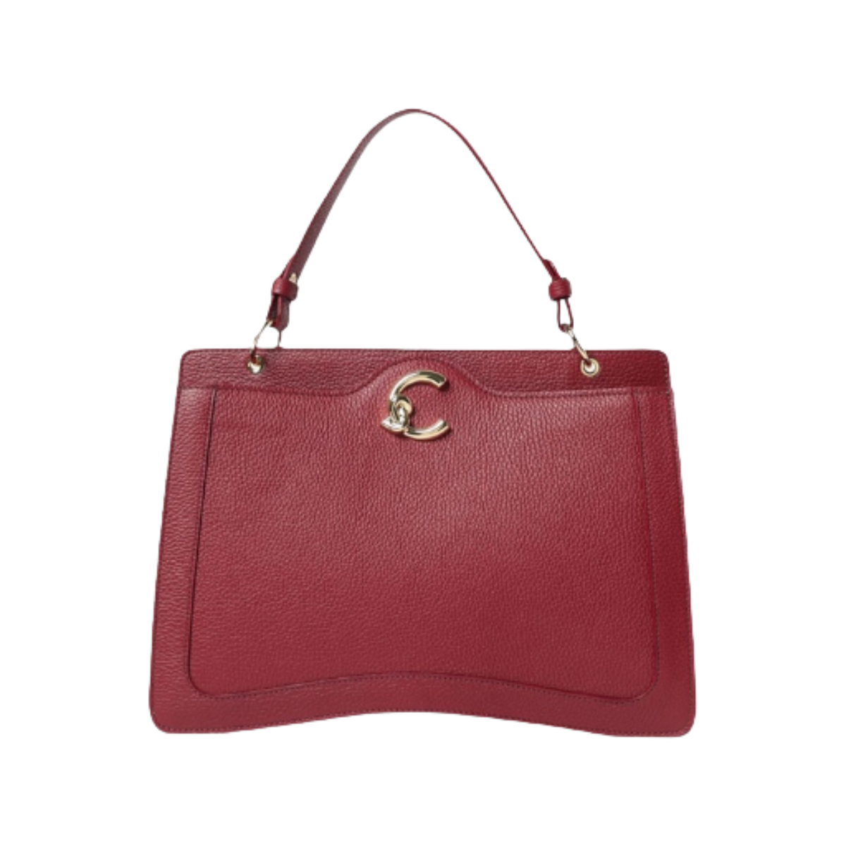 Coccinelle C-Me Borsa a Mano con Tracolla in Pelle