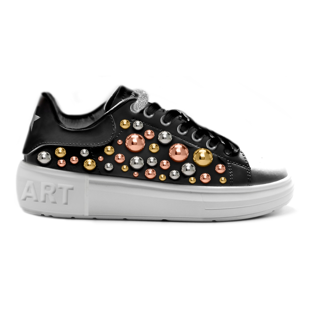 Shopart Sneakers Colore Nero\Silver