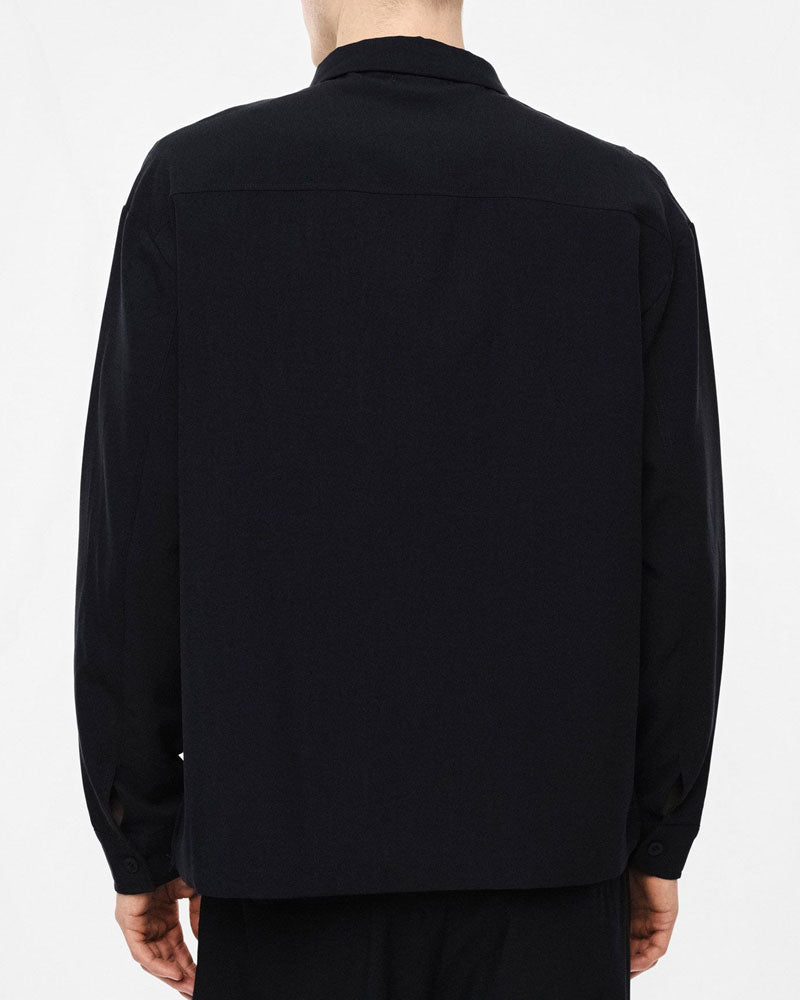 Imperial Camicia Classica con Tasche Applicate Frontali Colore Blu