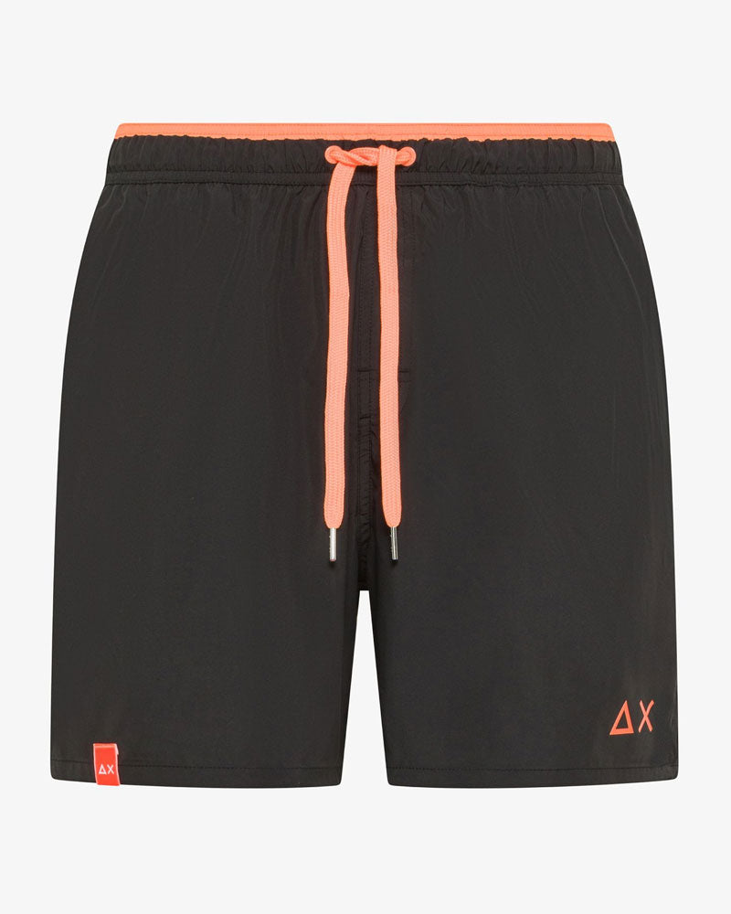 Sun68 Shorts Mare in Nylon Colore Nero