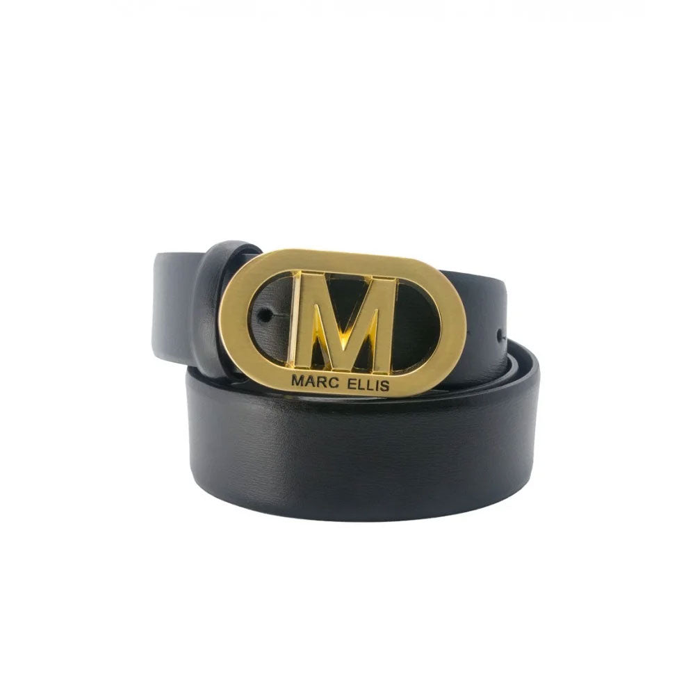 Marc Ellis Cintura con Logo Grande Colore Black/Gold
