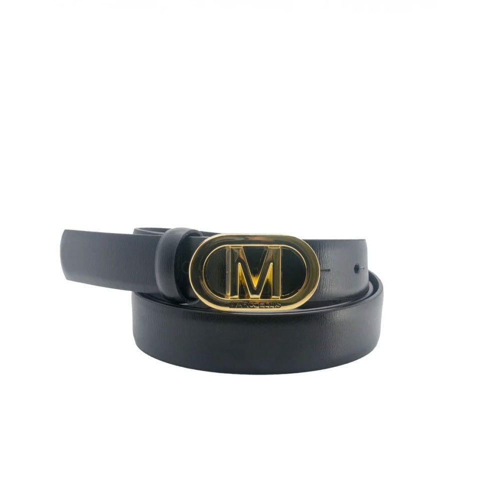 Marc Ellis Cintura con Logo Colore Black/Gold
