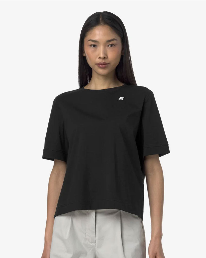 K-Way T-Shirt Selune Jersey Colore Nero