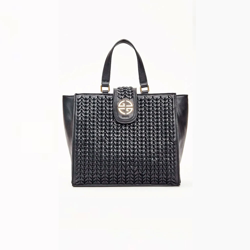 Gaudì Borsa Shopping in Similpelle Colore Nero