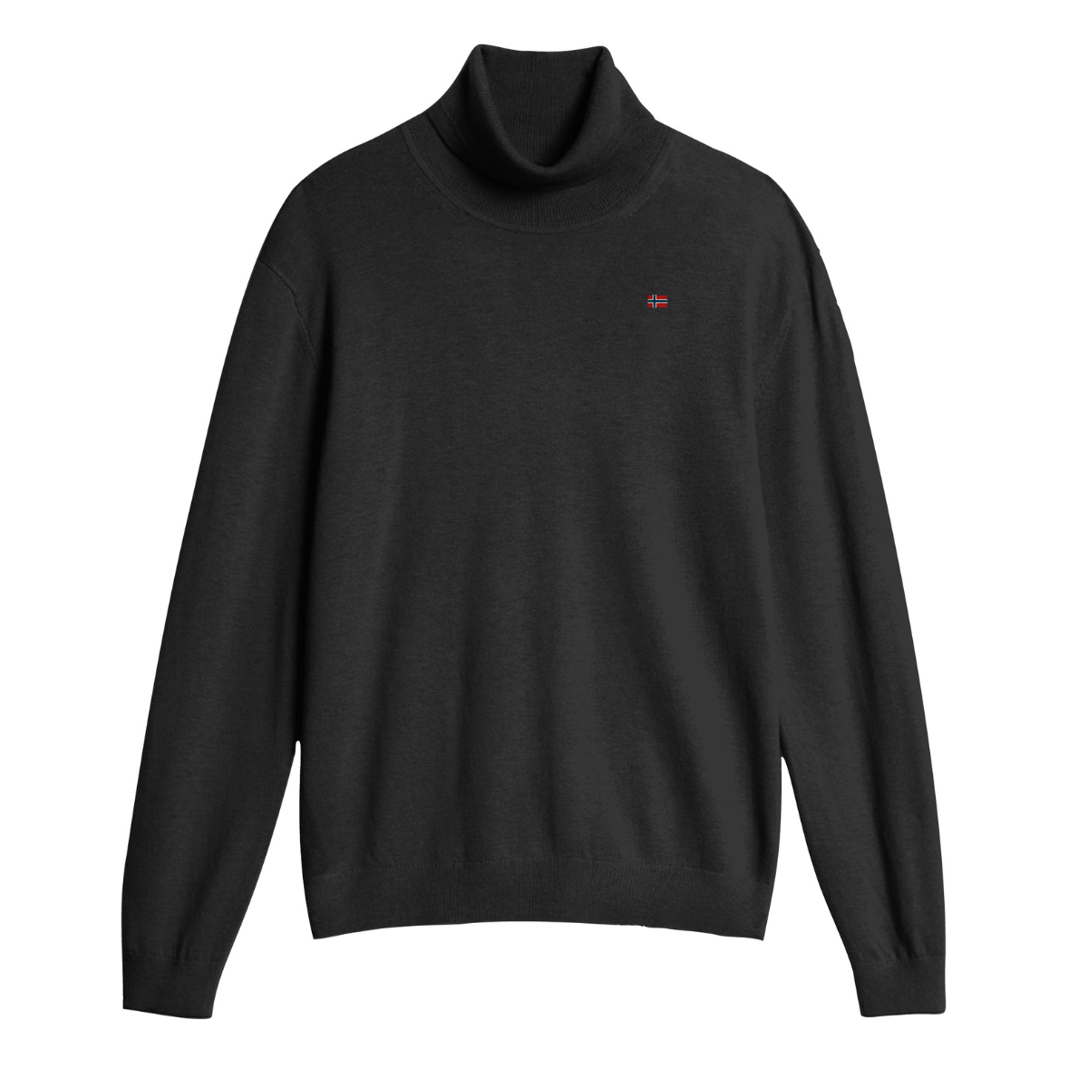 Norway Maglione Collo Alto Colore Nero