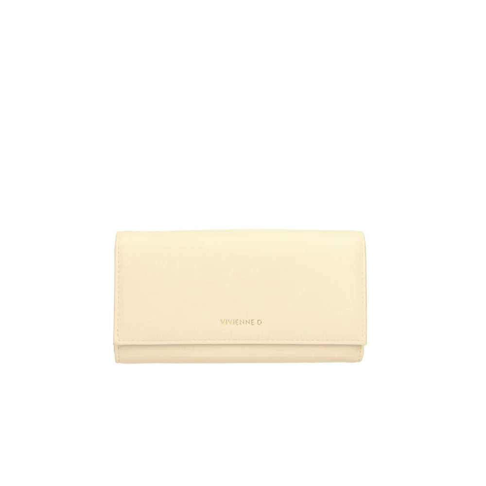 Vivienne D Portafoglio Daisy Romantic Colore Panna