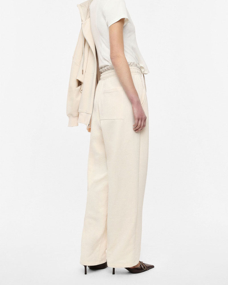 Imperial Pantaloni Jogging Ampi con Vita Elasticizzata e Coulisse Colore Ice