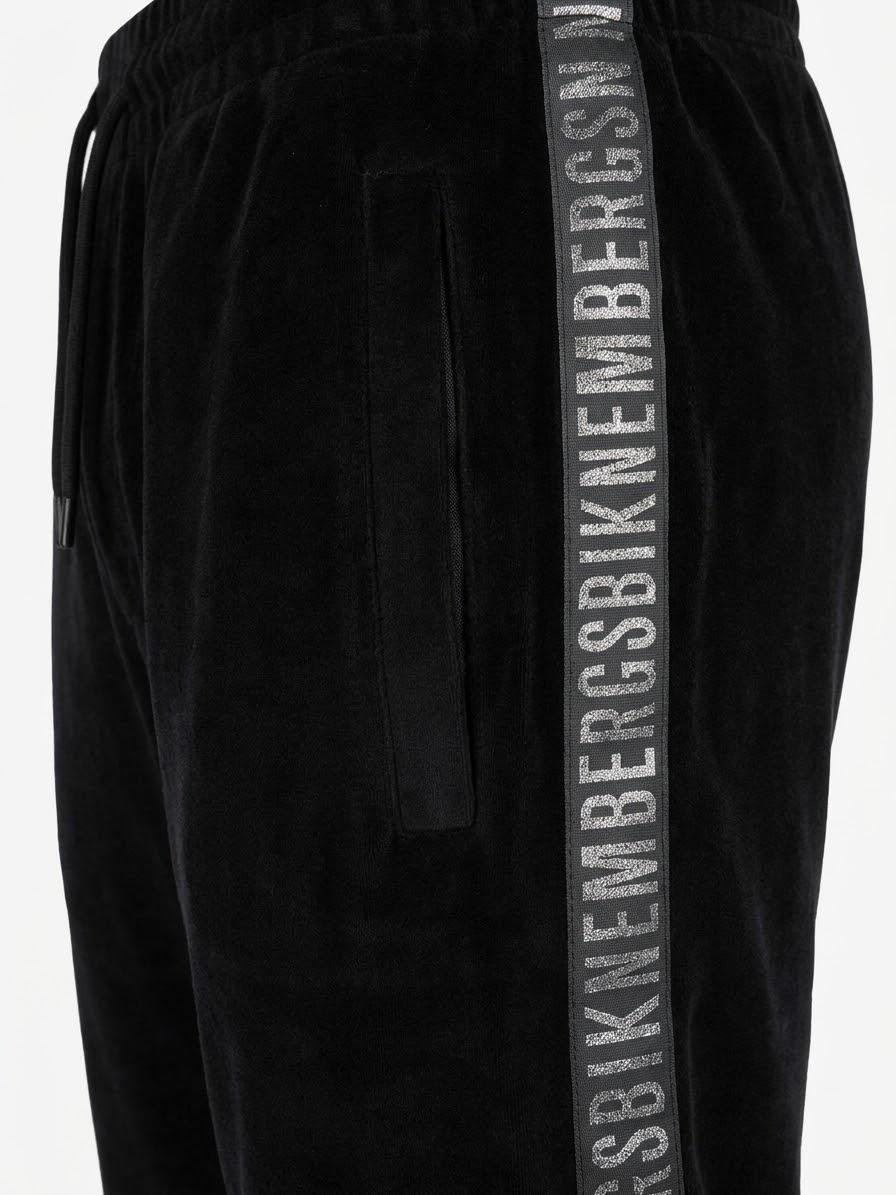 Bikkembergs Pantalone in Ciniglia Colore Nero