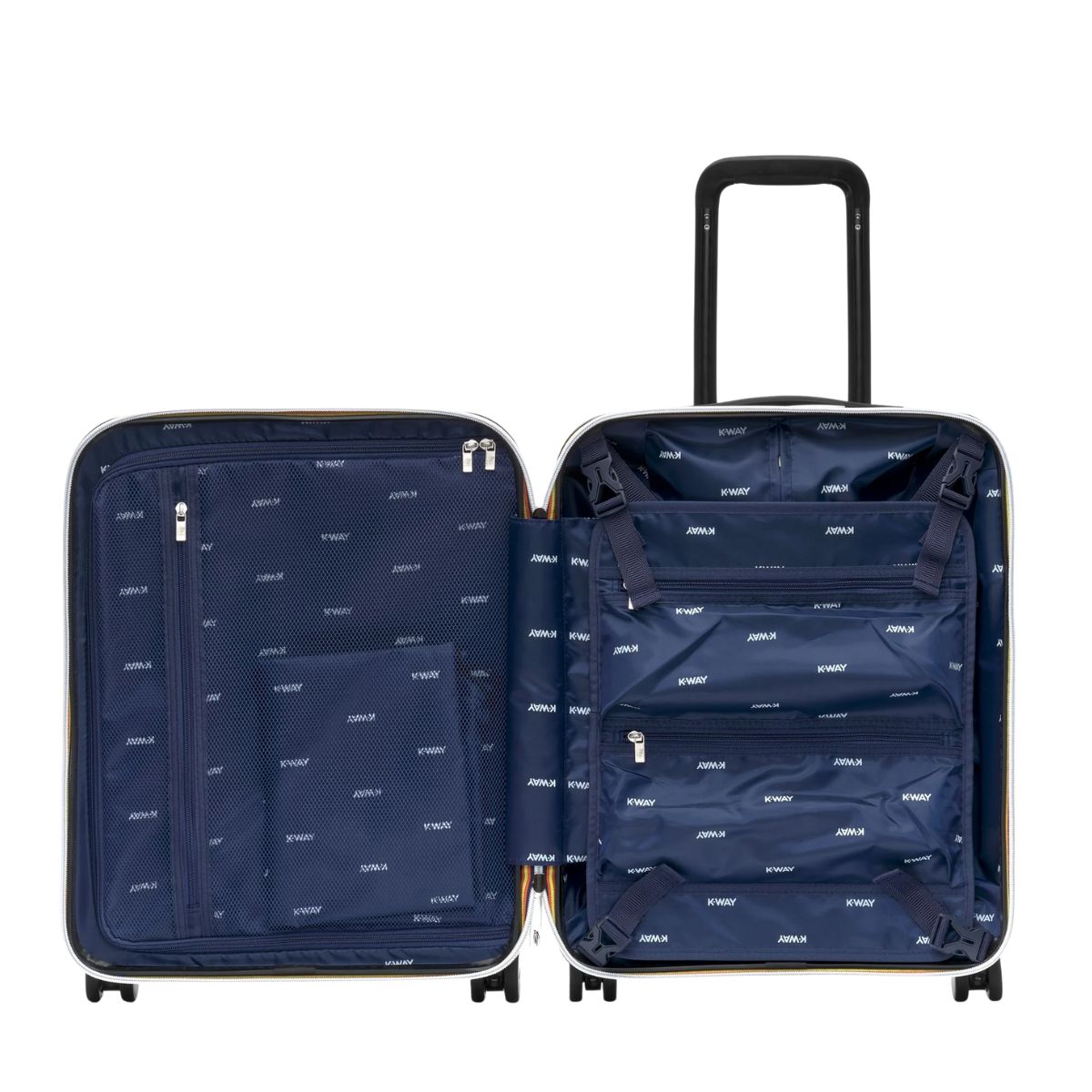 Trolley K-Way Eudoxieur Lg Unisex Verde Blu In Policarbonato