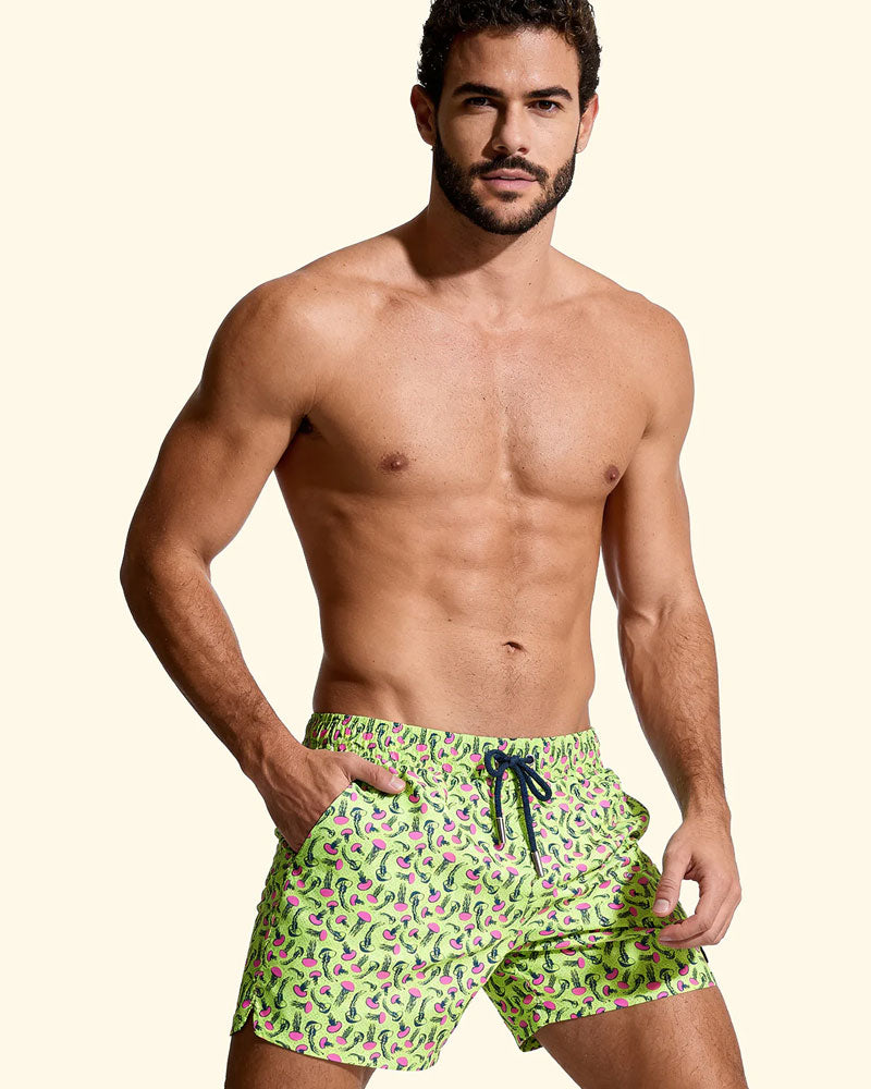 F**k Costume Boxer con Fantasia Colore Verde