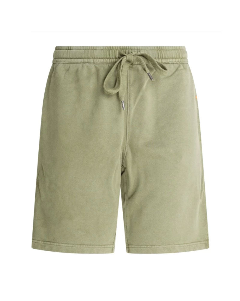 Sun 68 Shorts in Felpa Colore Verde