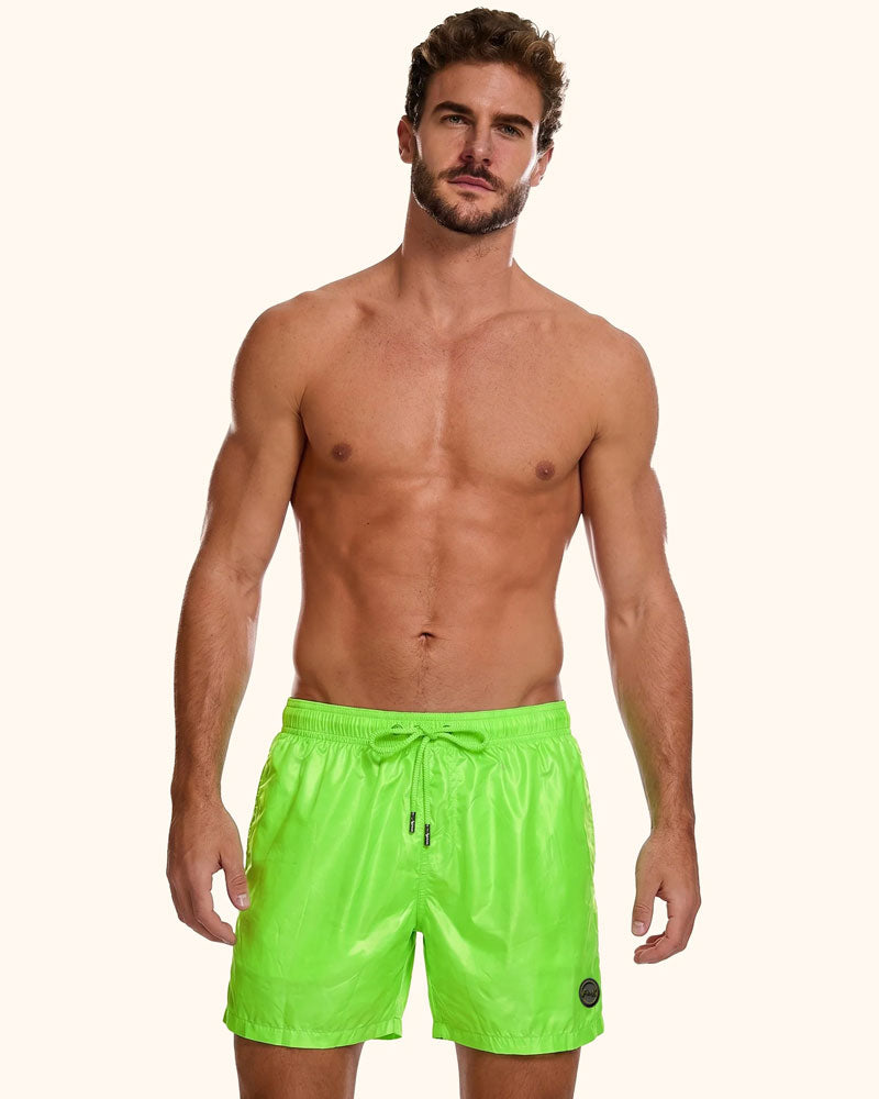 F**k Shorts Mare con Lacci Colore Verde Fluo