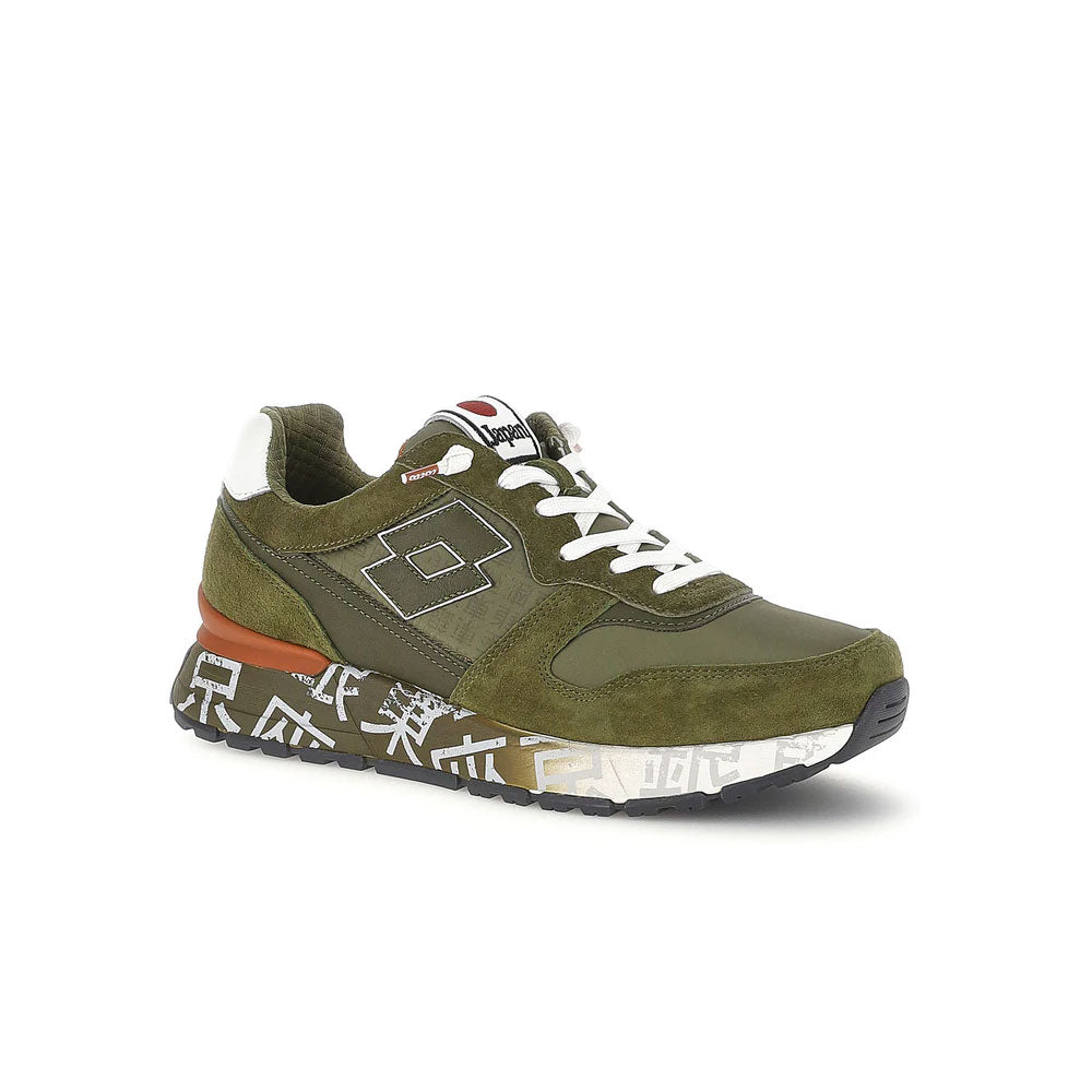 Lotto Sneakers Tokyo Ginza Shaded Colore Verde Scuro