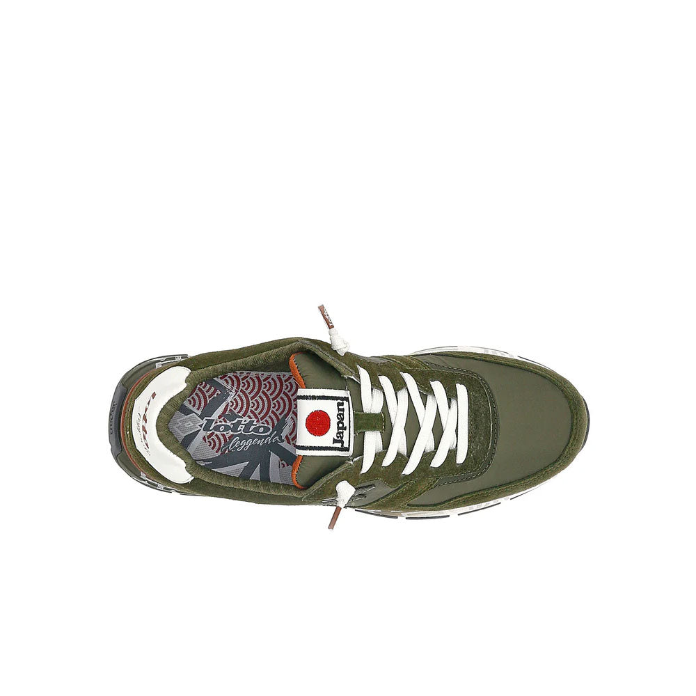 Lotto Sneakers Tokyo Ginza Shaded Colore Verde Scuro