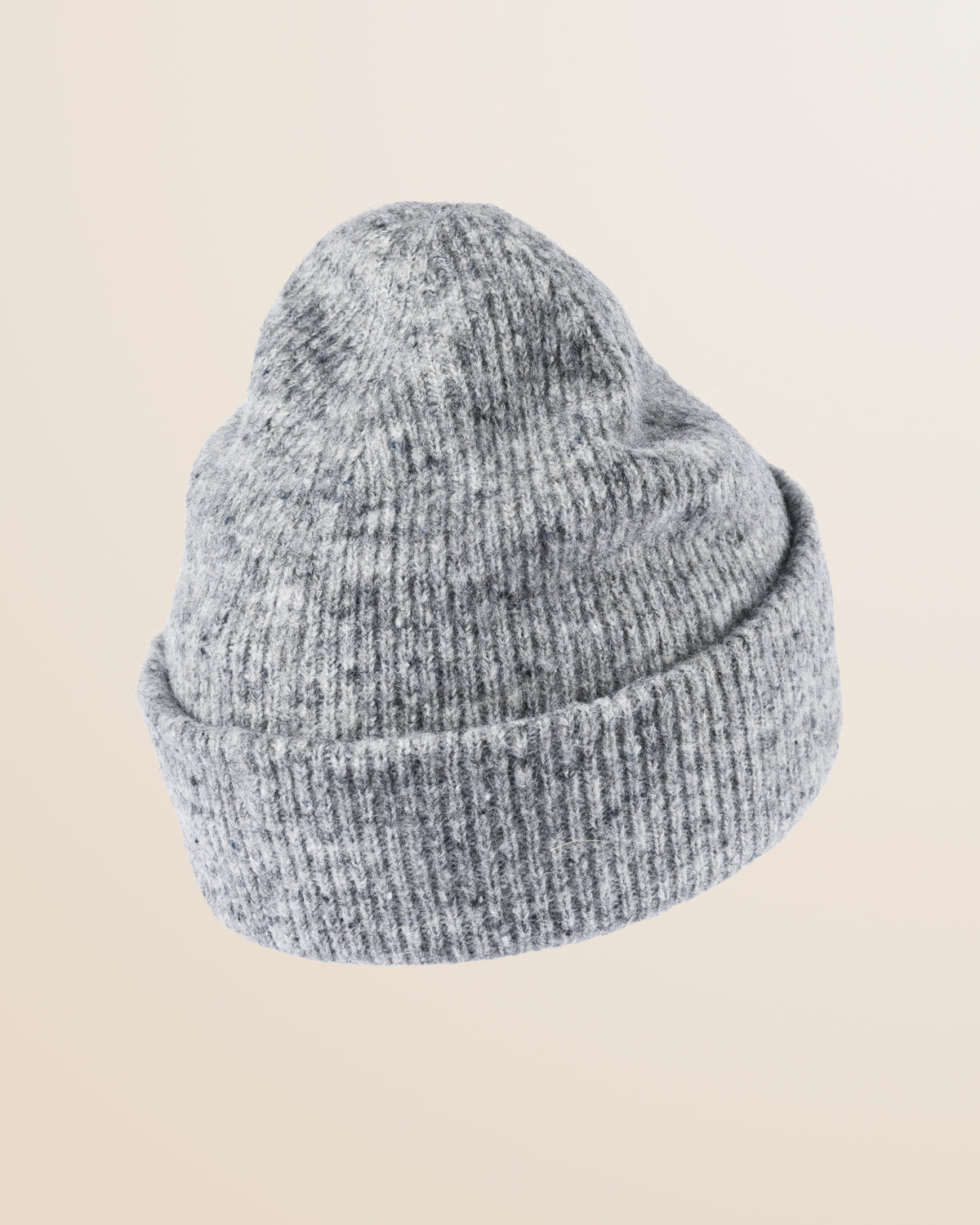 Mcs Berretto Uomo in Maglia con Risvolto Colore Grigio