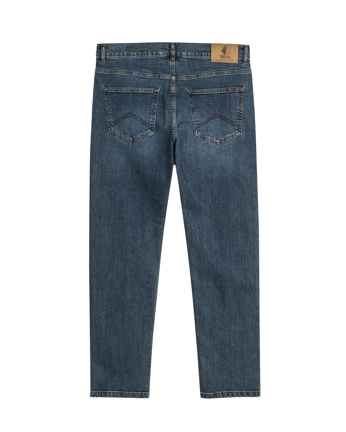 Mcs Jeans Uomo 5 Tasche Colore Blu Denim