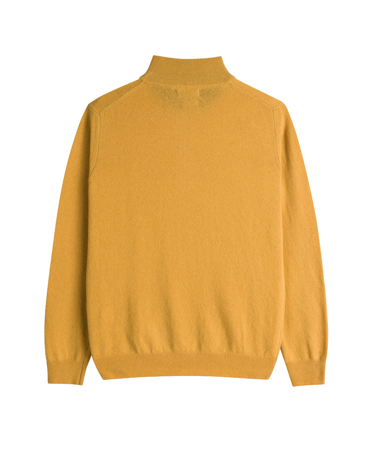 Mcs Maglia Uomo Mezza Zip con Logo Colore Giallo Senape