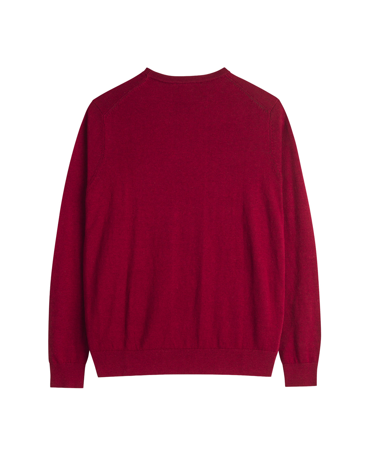 Mcs Maglia Uomo Girocollo con Logo Colore Rosso Bordeaux