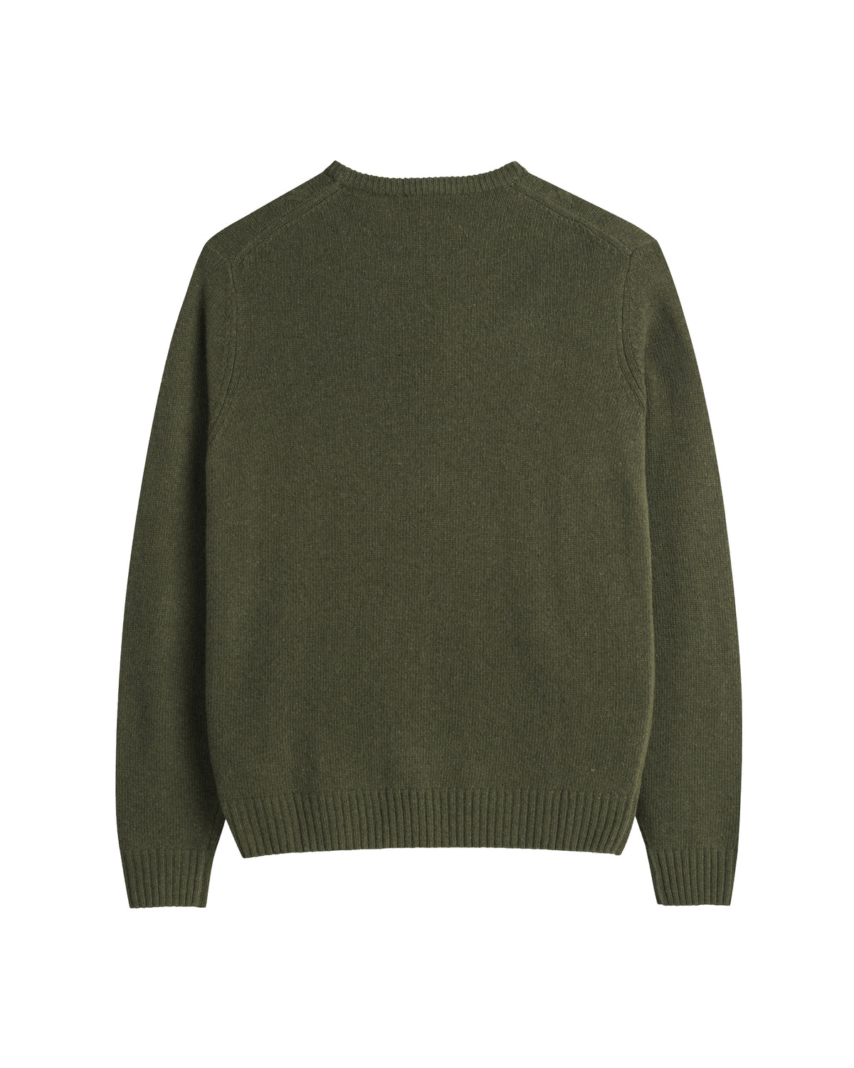 MCS Maglione Uomo Girocollo a Trecce Colore Verde