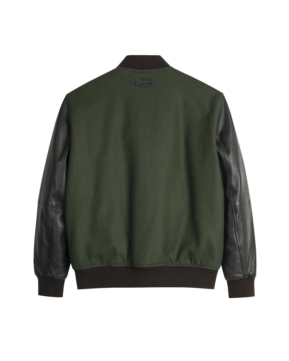 MCS Bomber Uomo con Maniche a Contrasto Colore Verde