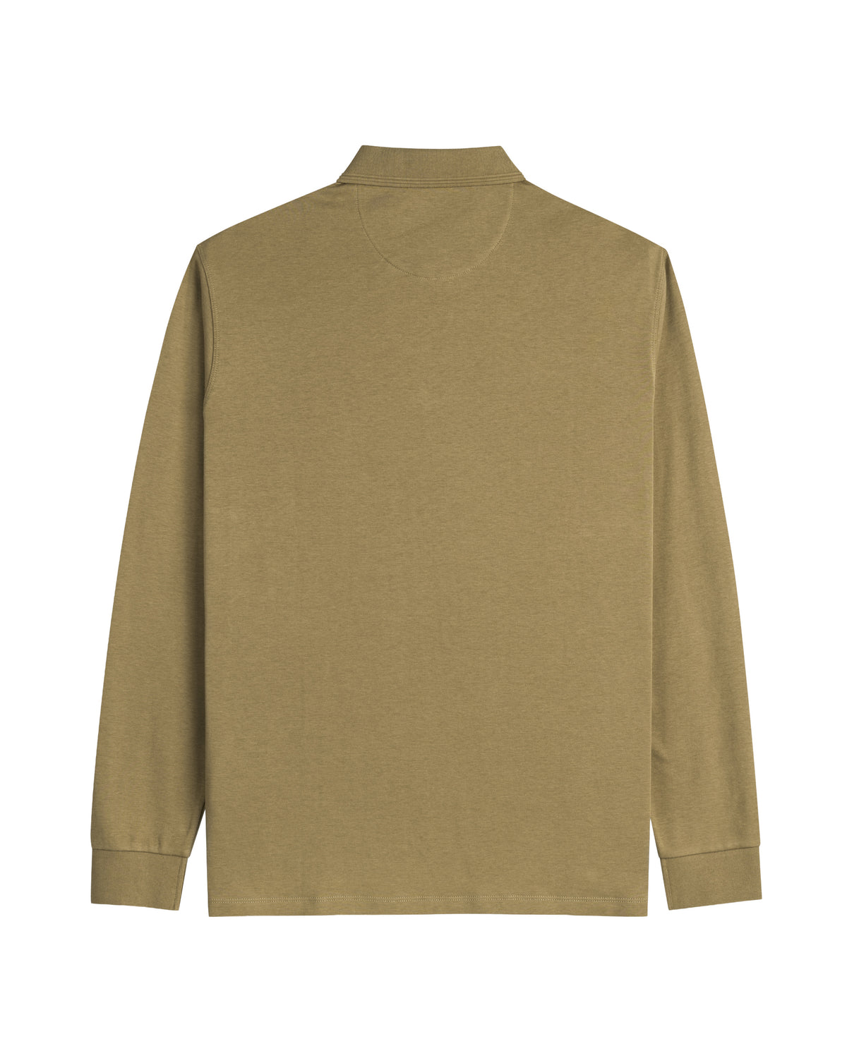 MCS Polo Uomo a Maniche Lunghe Colore Beige