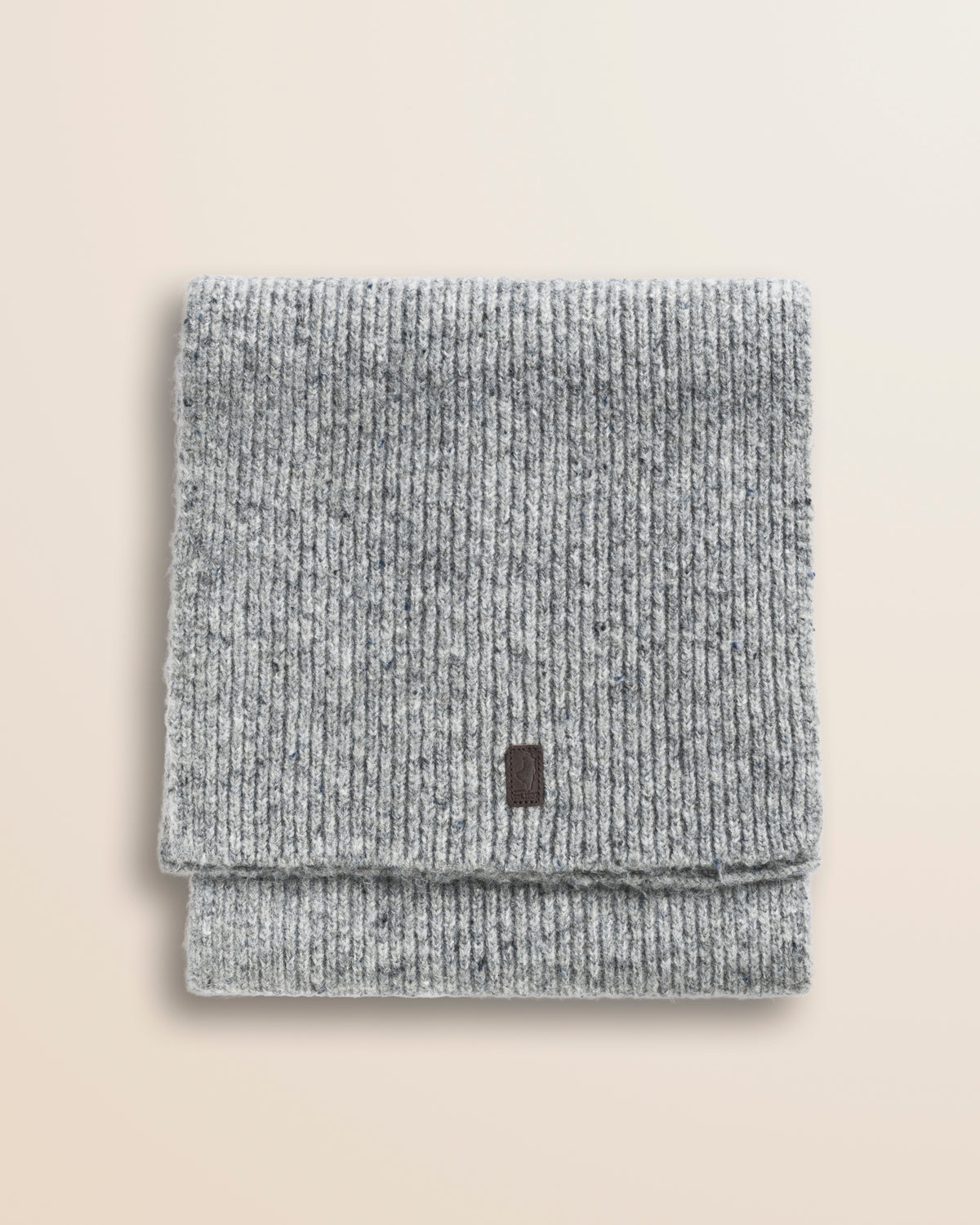 MCS Sciarpa Uomo in Maglia Colore Grigio