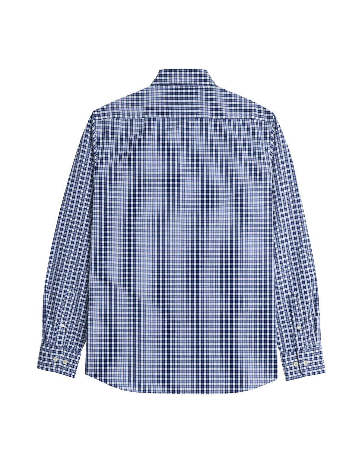 MCS Camicia Uomo a Quadri Button-Down Colore Blu