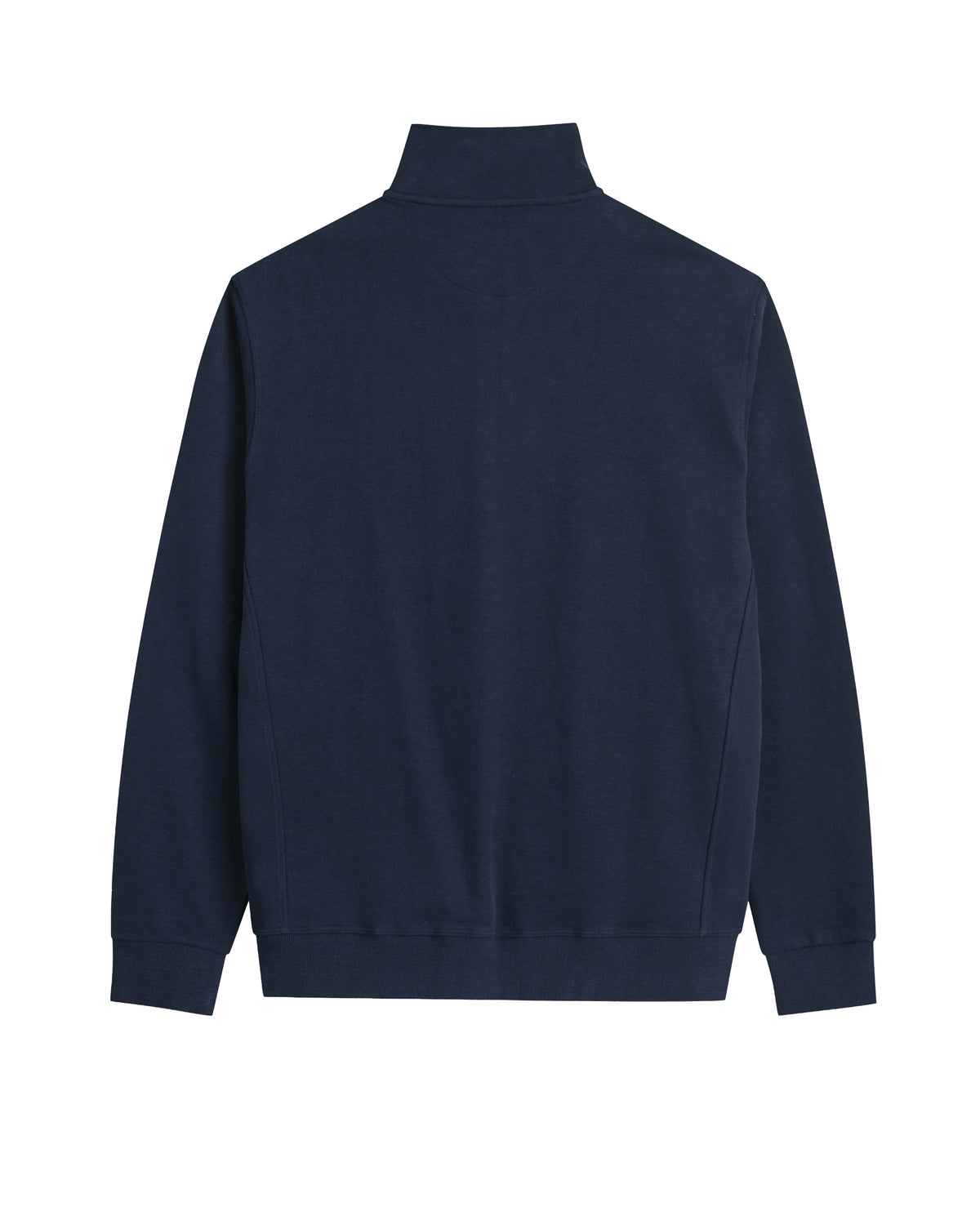MCS Felpa Uomo Full Zip con Collo Alto Colore Blu Navy