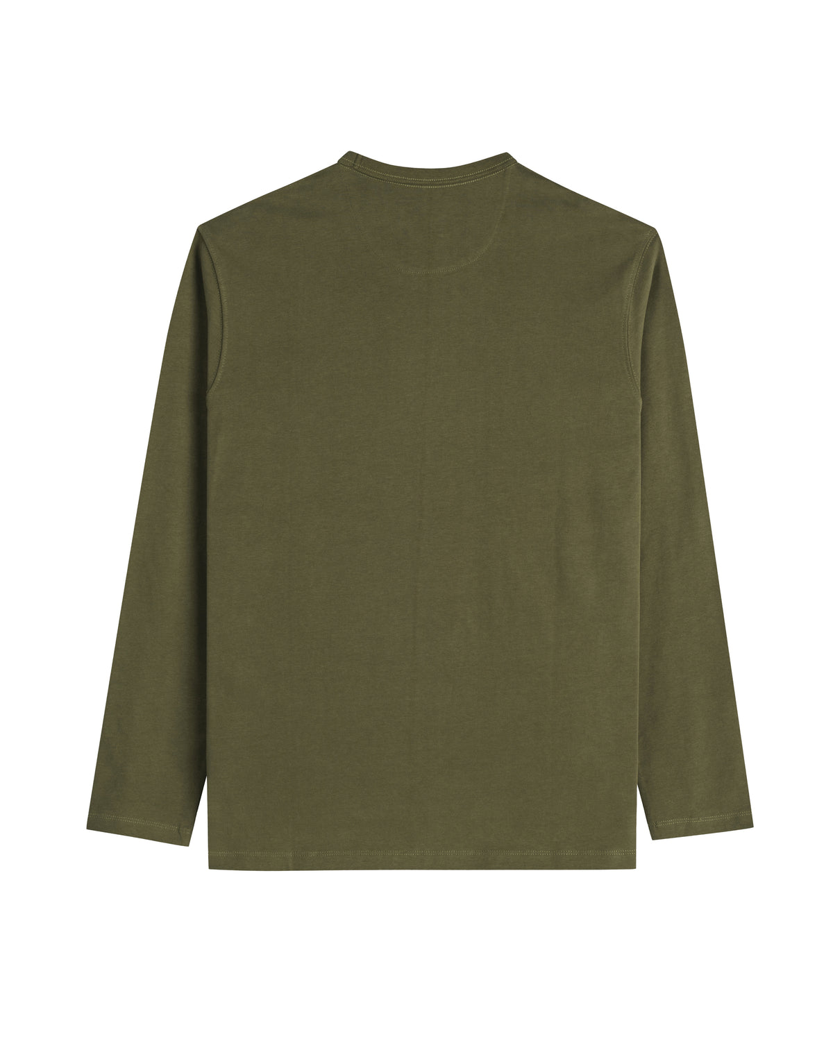 MCS T-Shirt Uomo Manica Lunga Girocollo Colore Verde