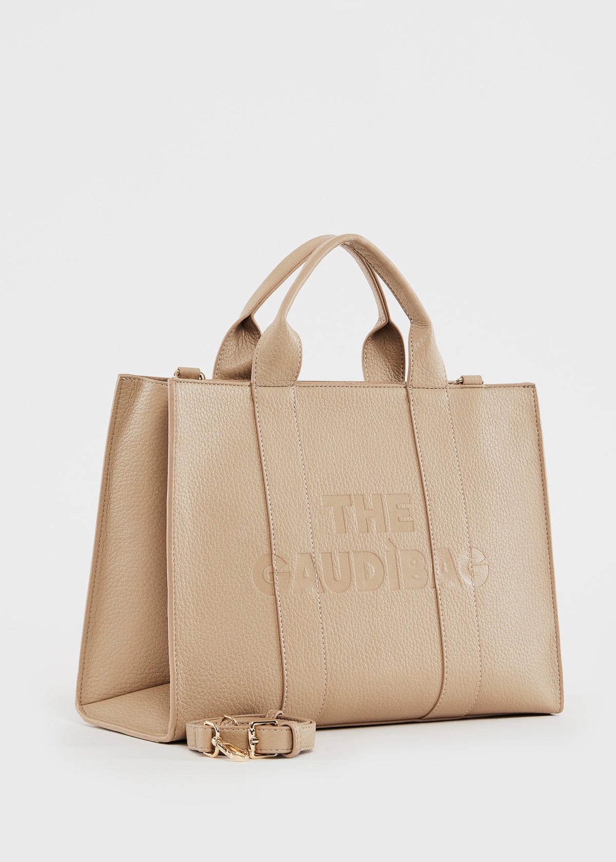 Gaudì Tote Bag con Logo Colore Rosa