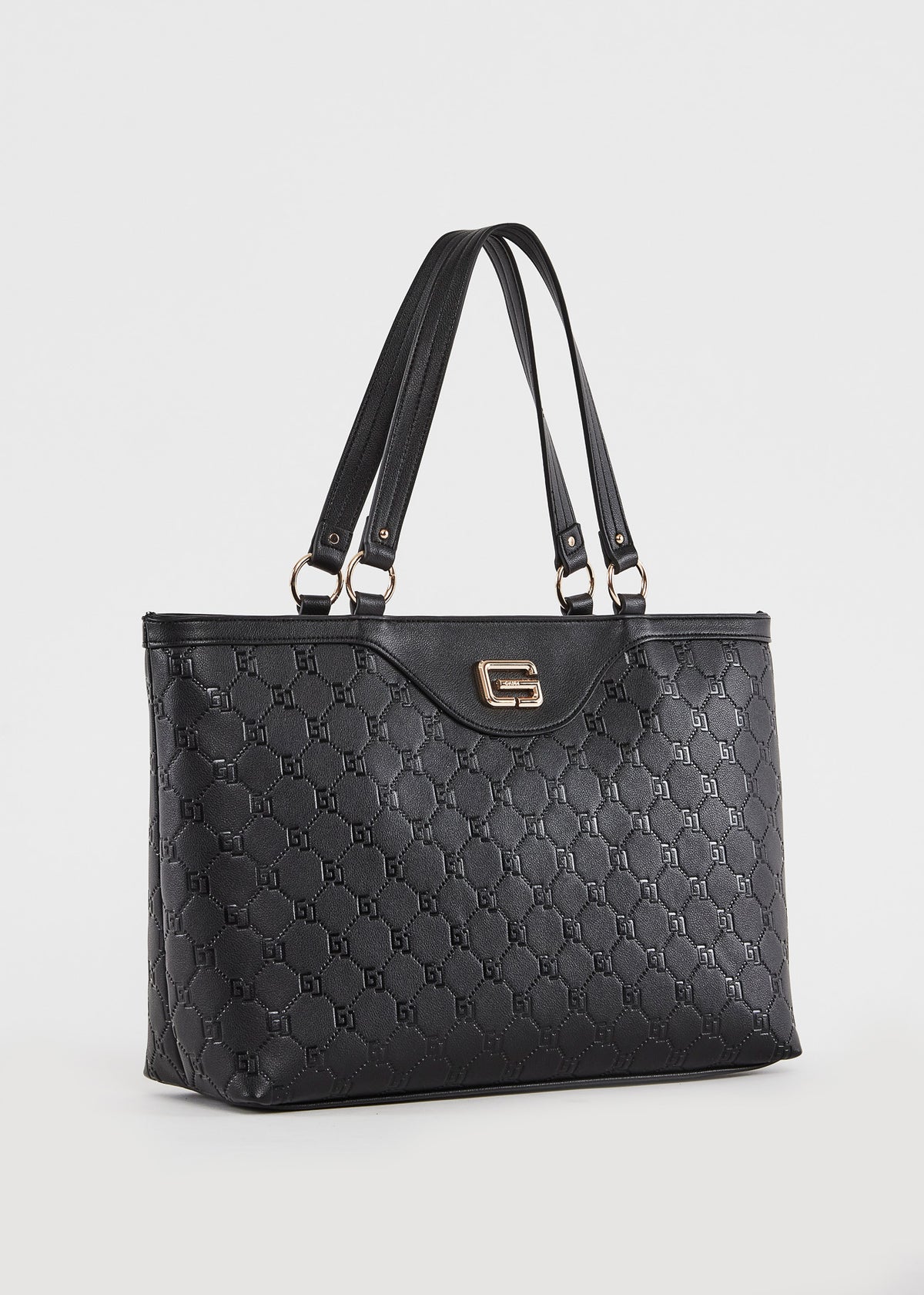 Gaudì Shopper Logata Colore Nero