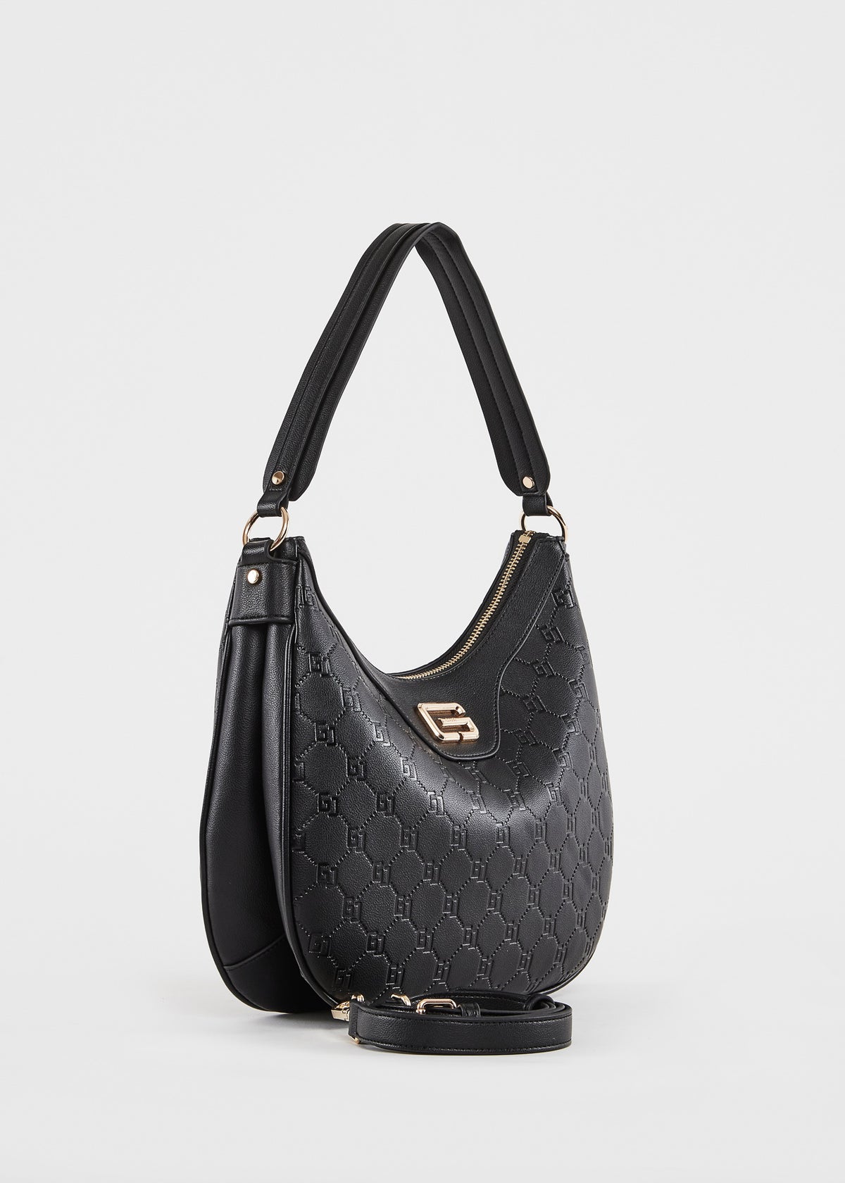 Gaudì Borsa a Luna Logata Colore Nero