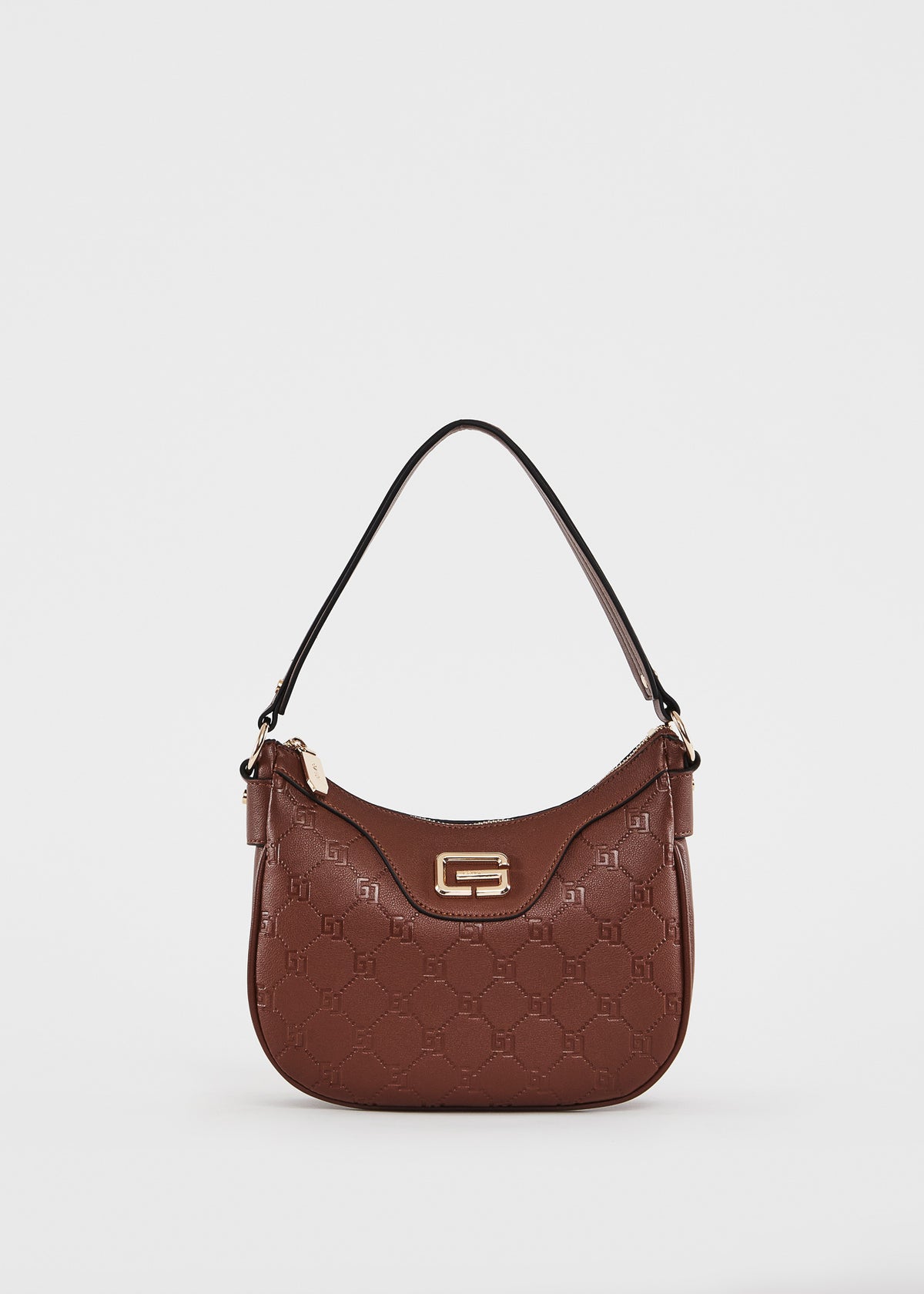 Gaudì Borsa a Spalla con Monogram Colore Marrone