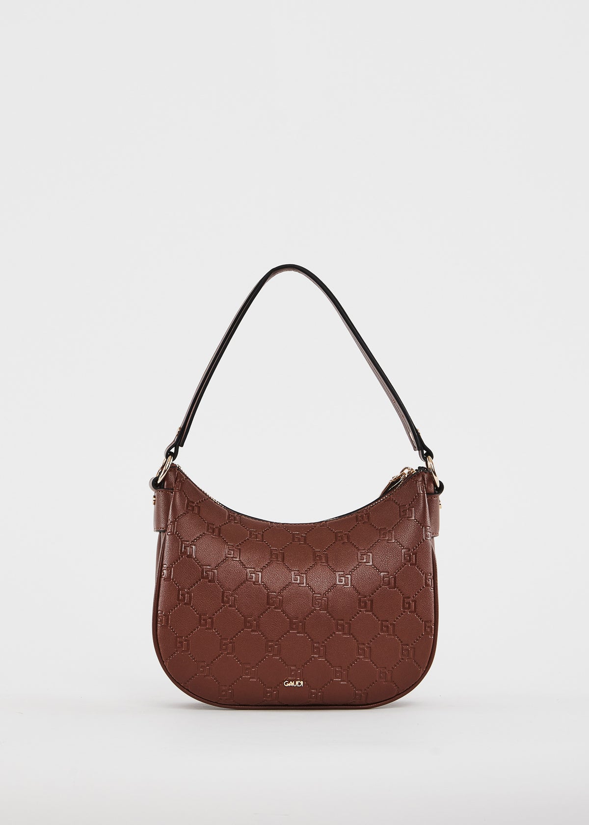 Gaudì Borsa a Spalla con Monogram Colore Marrone