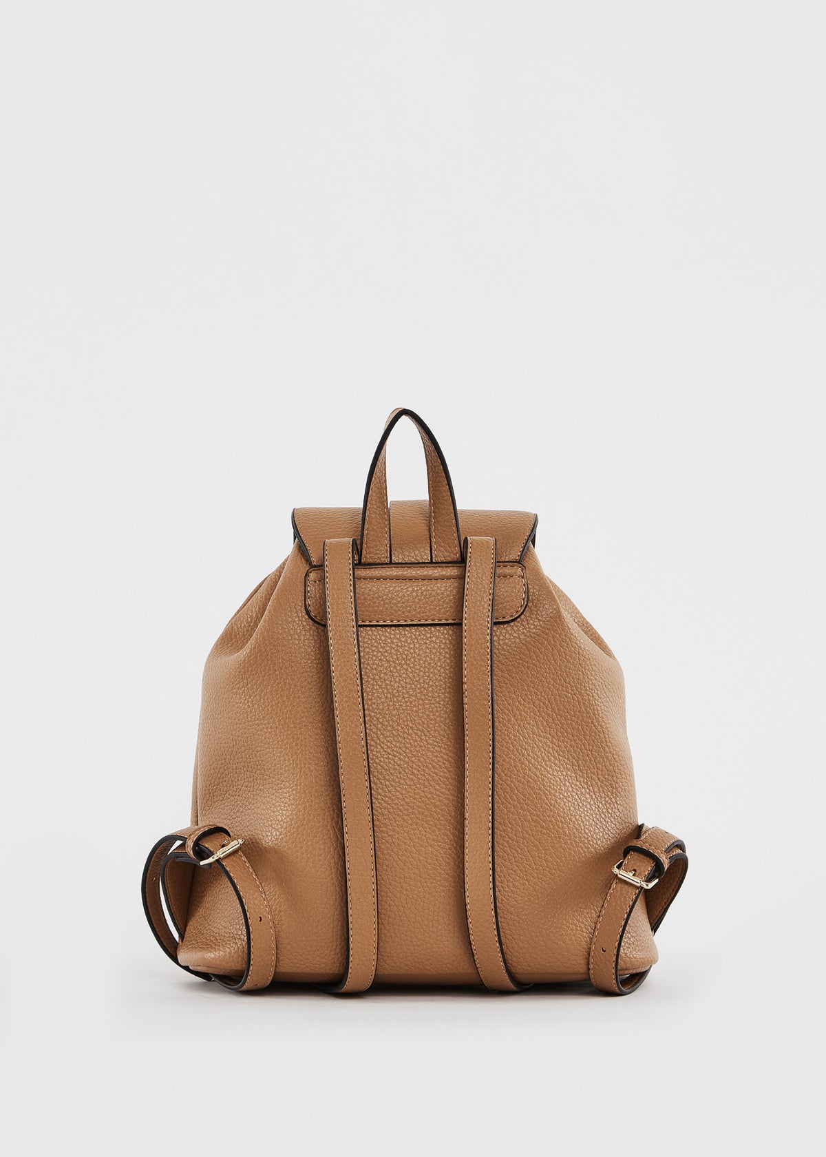 Gaudì Zaino con Tasche Frontali e Logo Colore Cuoio