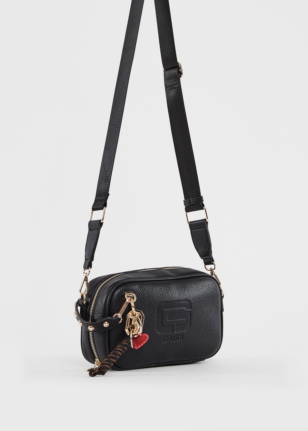 Gaudì Borsa a Tracolla con Charm Colore Nero