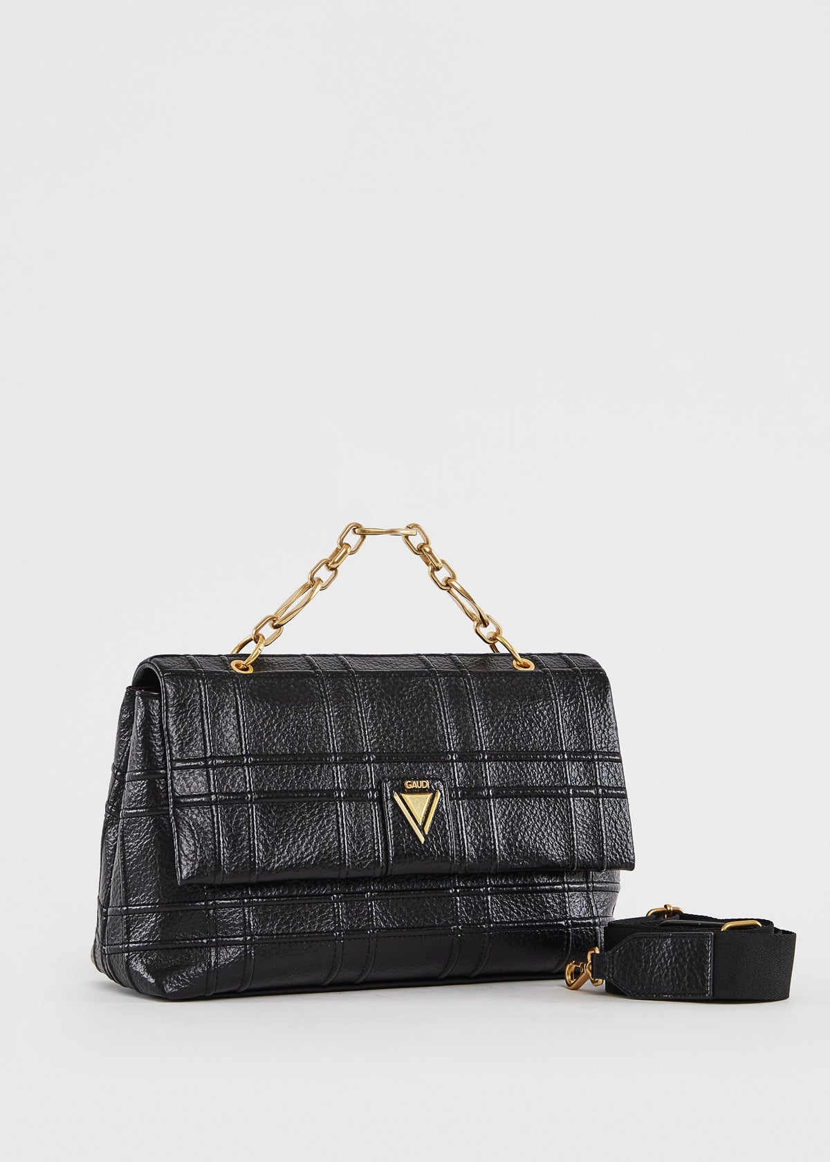 Gaudì Borsa Donna a Spalla con Catena Colore Nero