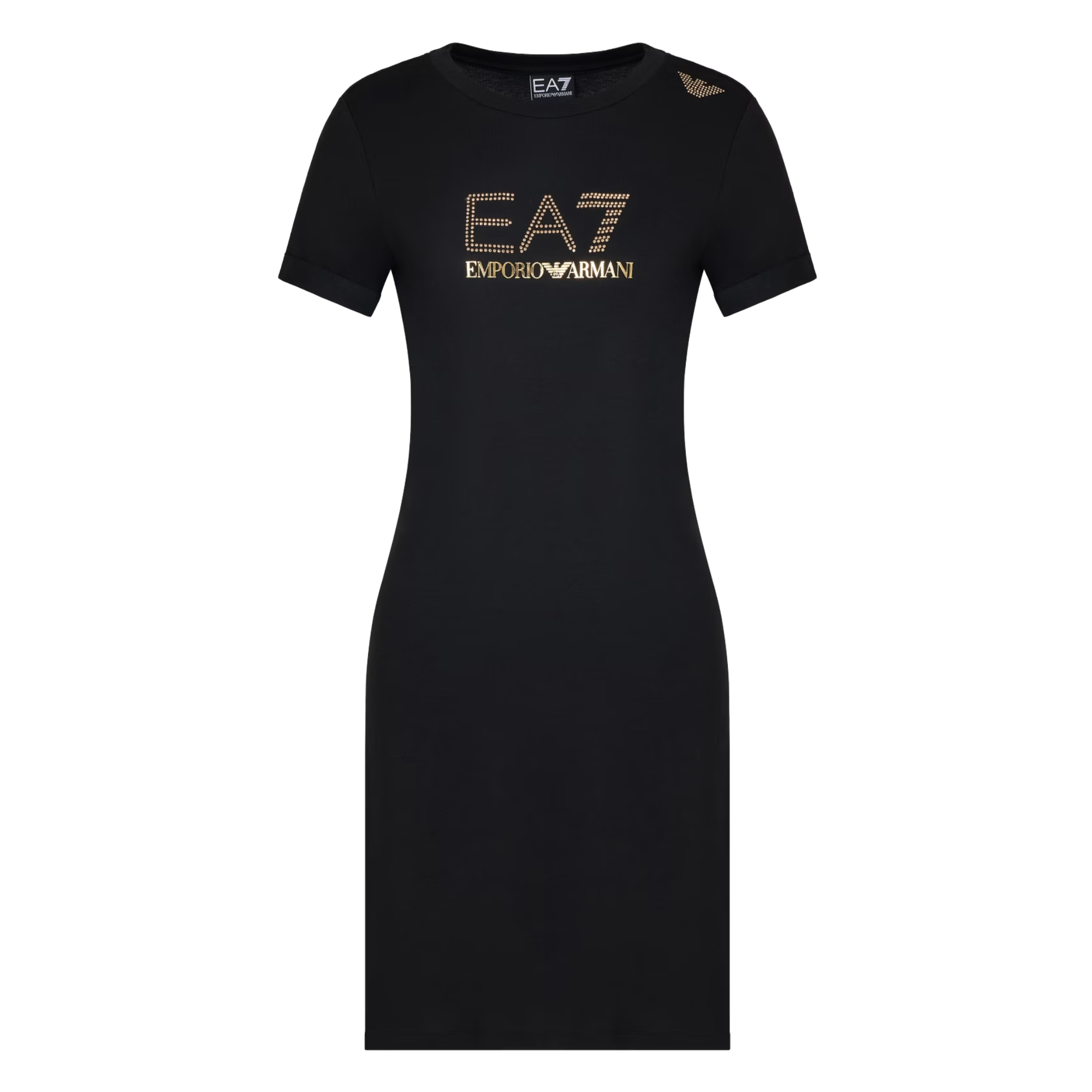 EA7 Abito Evolution in Jersey di Misto Cotone e Mo Nero