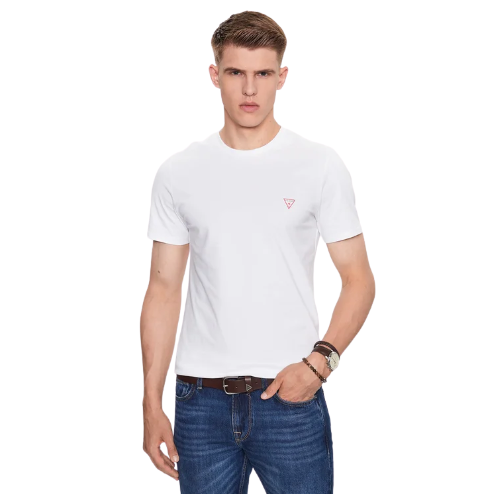 Guess T-Shirt Slim Fit Bianco