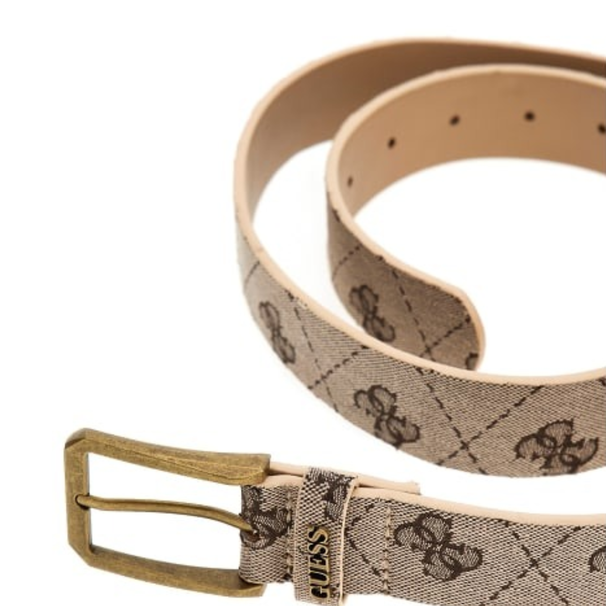 Guess Cintura Logo 4G Marrone