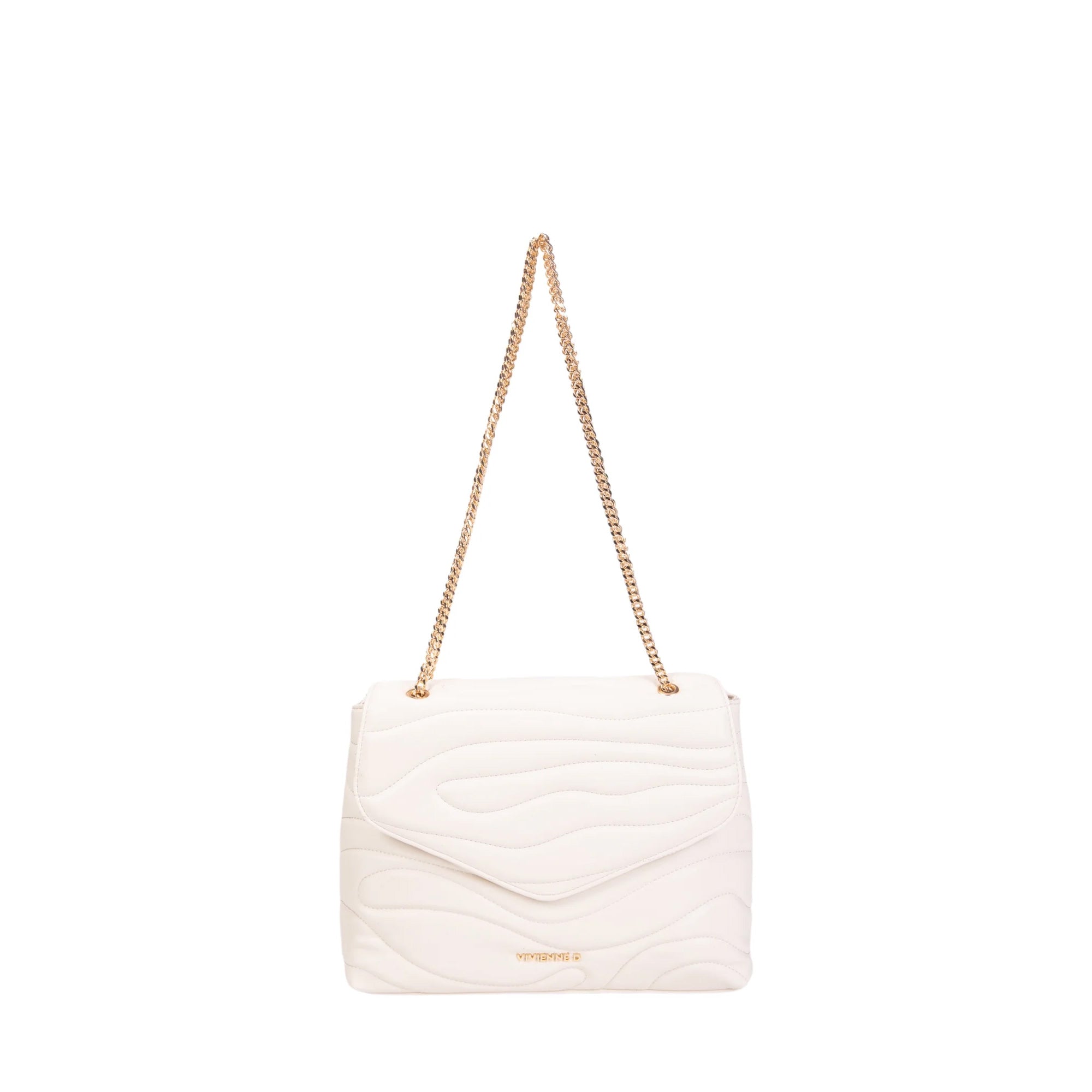 Vivienne D Borsa Pochette Waves V133 BIANCO